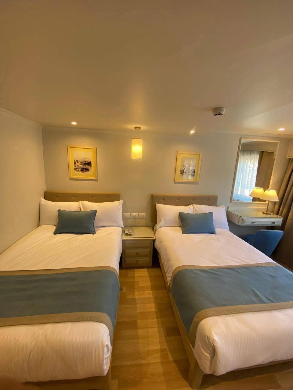 Cabin aboard the Queen Of Sheba Nile cruise
